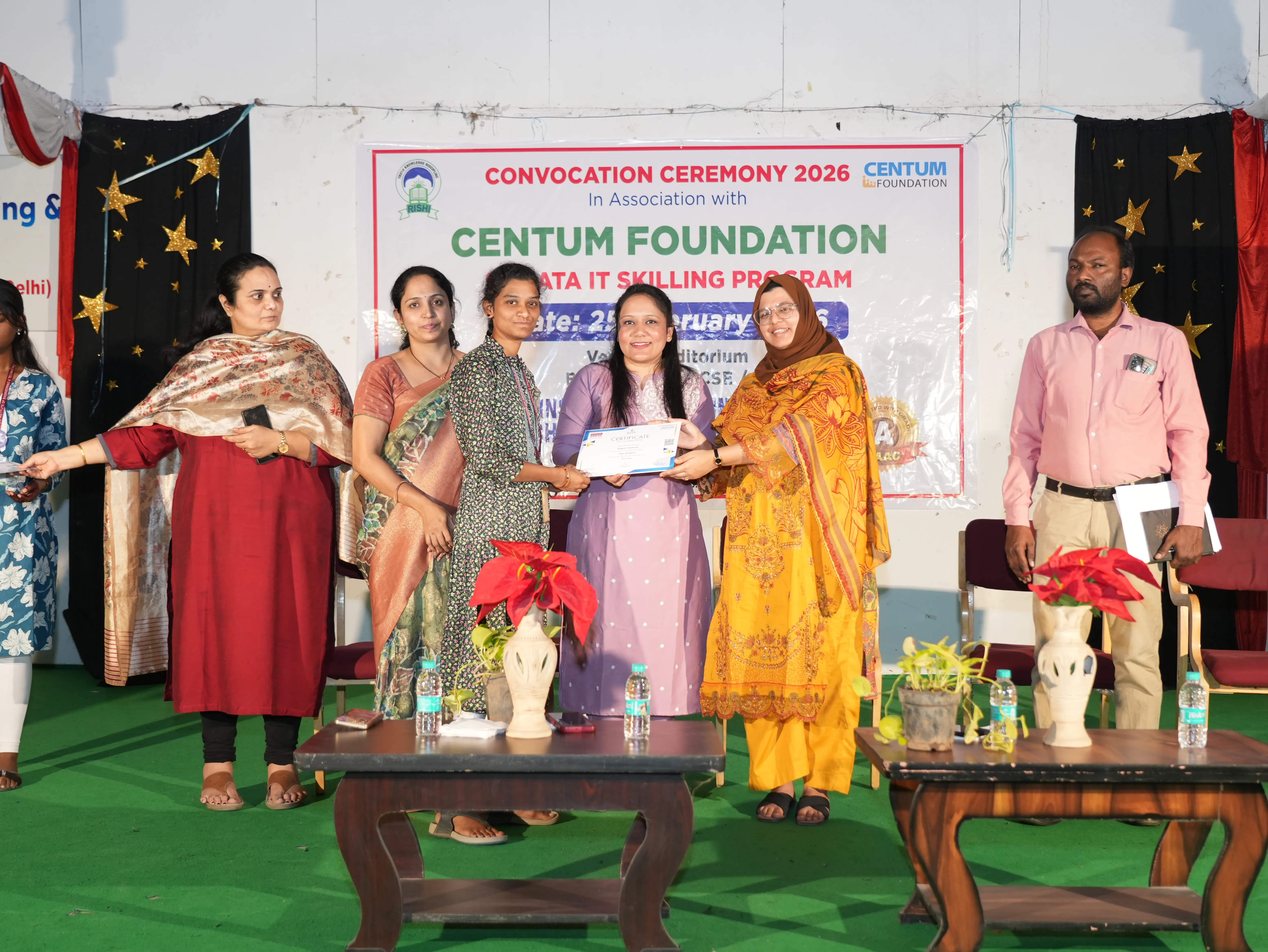 Convocation Ceremony of Sonata CSR through Centrum foundation for 4 th year students - RITW